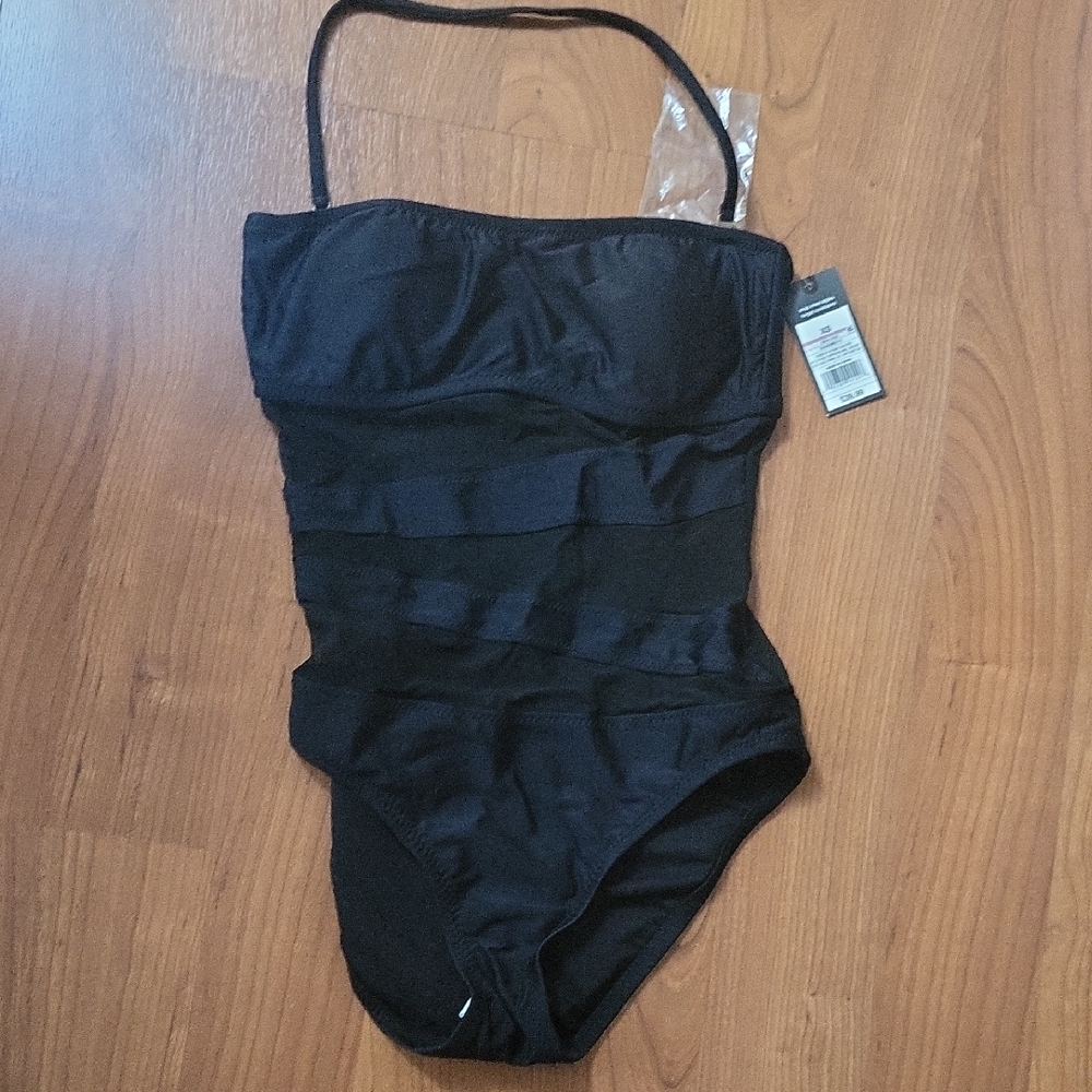 Mossimo Supply Co. Black One Piece Swimsuit